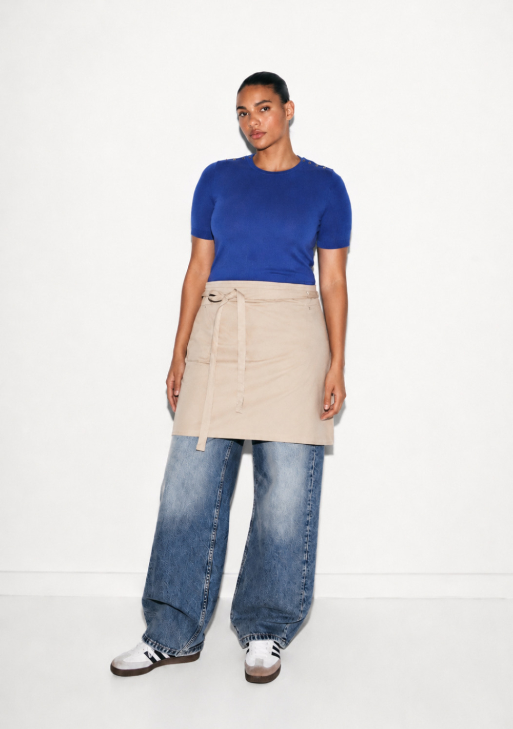 Schürze beige Damen