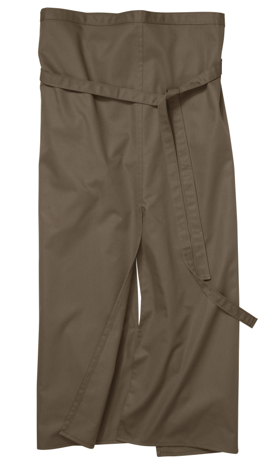 Schlitzschürze Milano Classic 100 x 100 cm - taupe