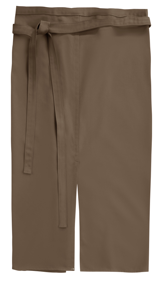 Schlitzschürze Milano Classic 80 x 100 cm - taupe