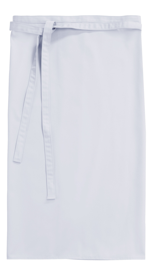 Roma Classic 80 x 100 - Bistroschürze - pale grey
