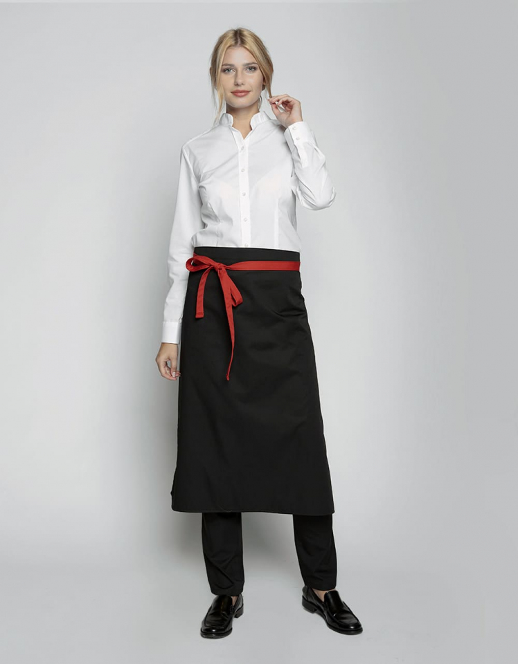 Bistroschürze Pizzone Classic 80 x 71 cm - schwarz