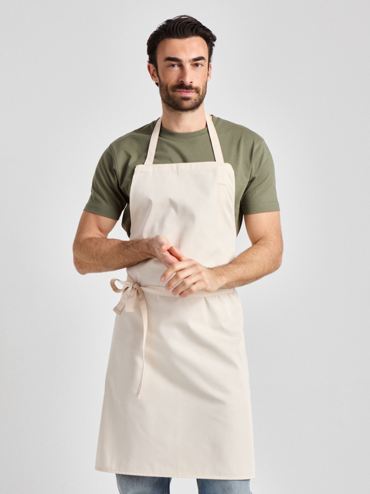 Latzschürze Verona Classic 90 x 75 - sand