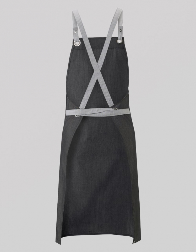 Latzschürze Potenza X Melange 90 x 71 cm - braun-melange