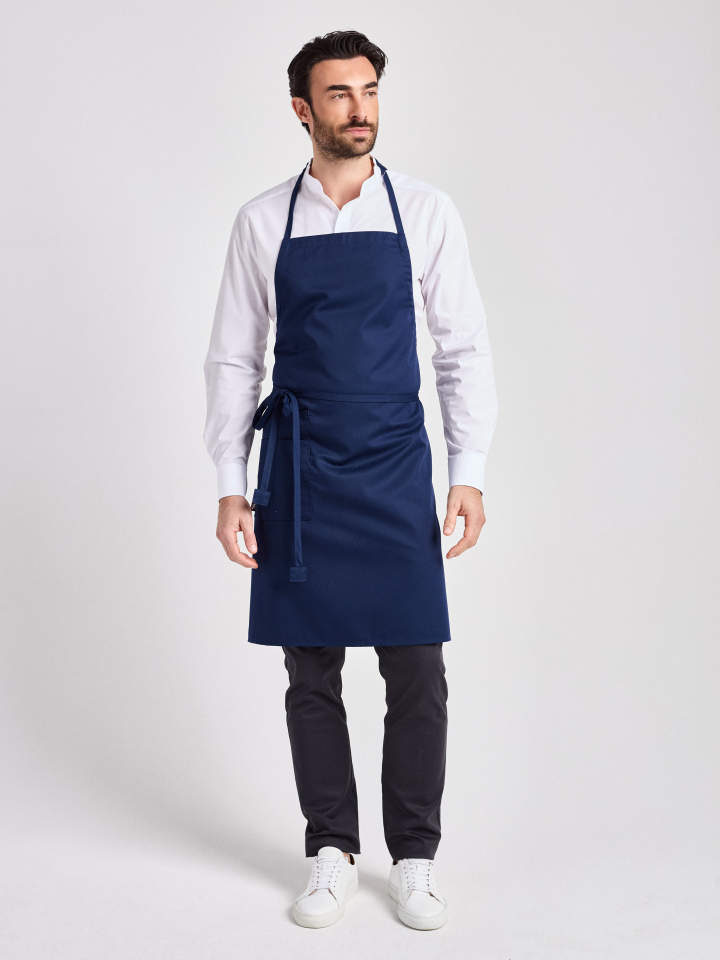 Perugia Classic Latzschürze 90x75 cm - marine