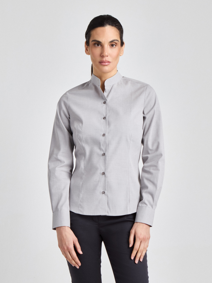 Bluse  Pacentro Lady Melange - hellgrau-melange