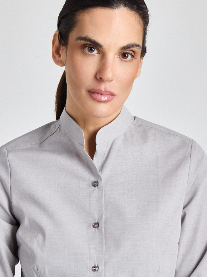 Bluse  Pacentro Lady Melange - hellgrau-melange