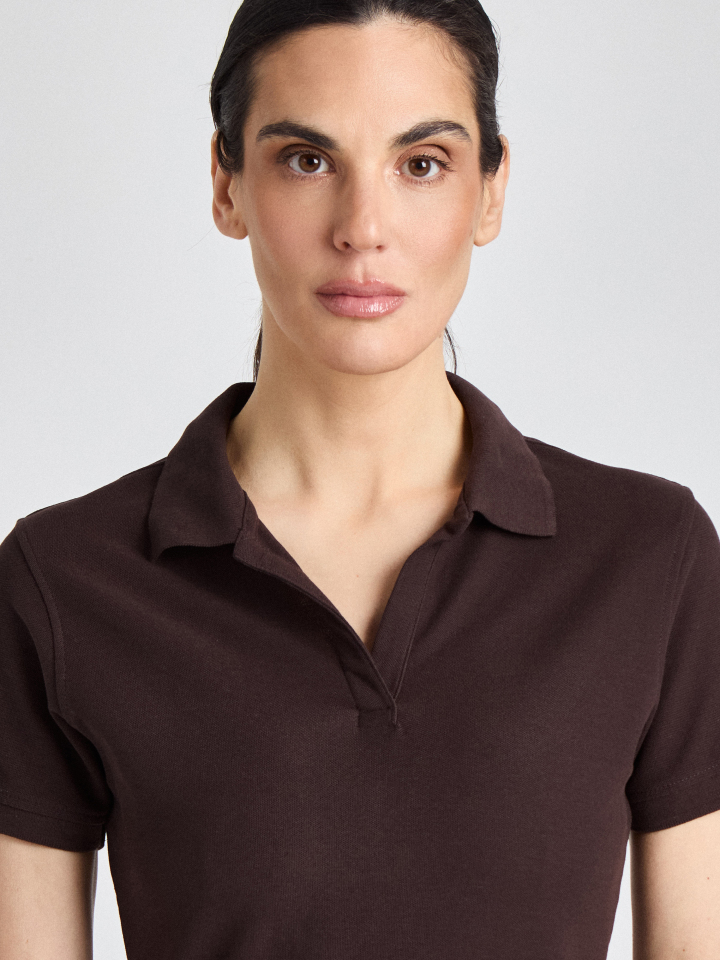 Poloshirt Susa Lady - chocolate
