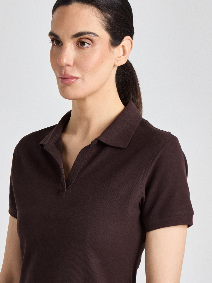 Poloshirt Susa Lady - chocolate