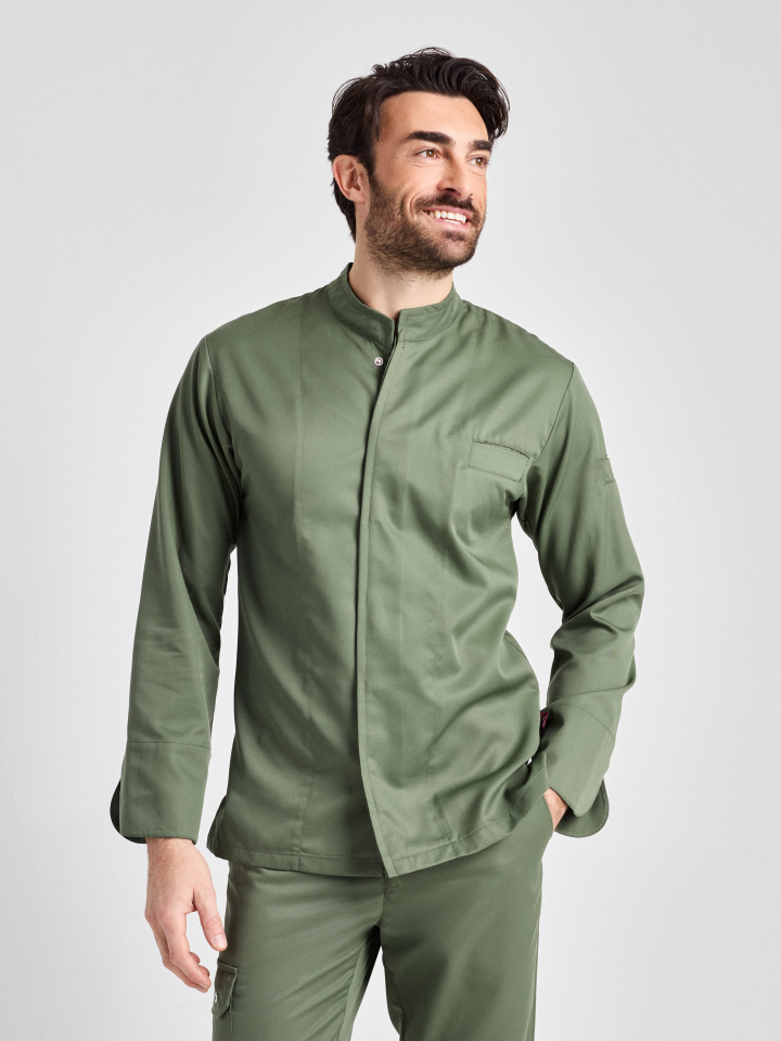Kochjacke Rimini-Bene Man Classic - olive