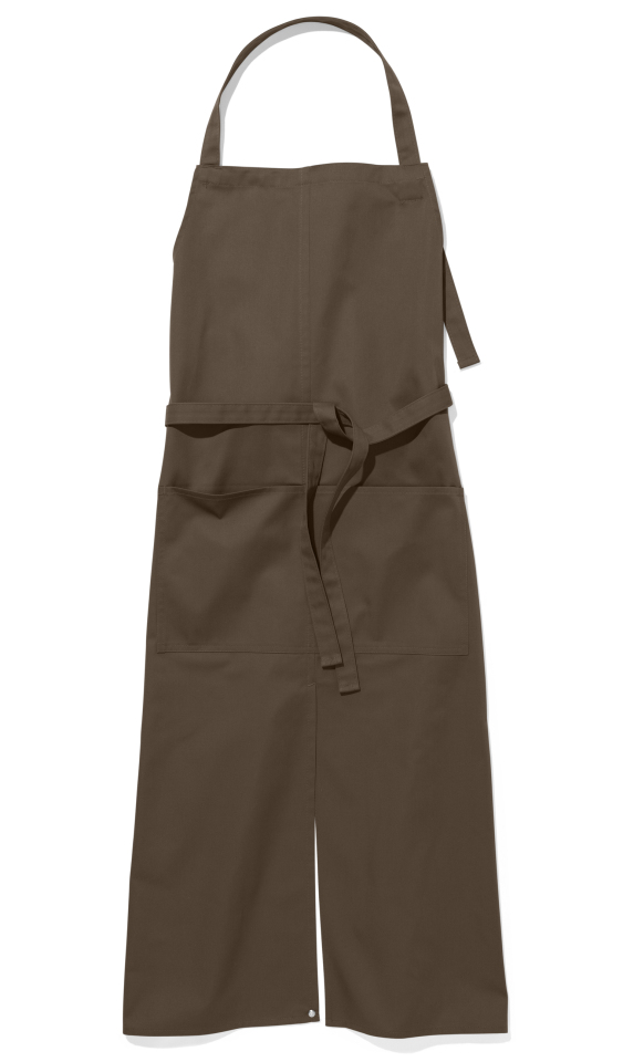 Latzschürze Verona Bag Schlitz Classic 110 x 75 cm - taupe