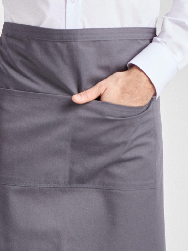 Bistroschürze mit Tasche Roma Classic Bag 50 x 78 - elefant