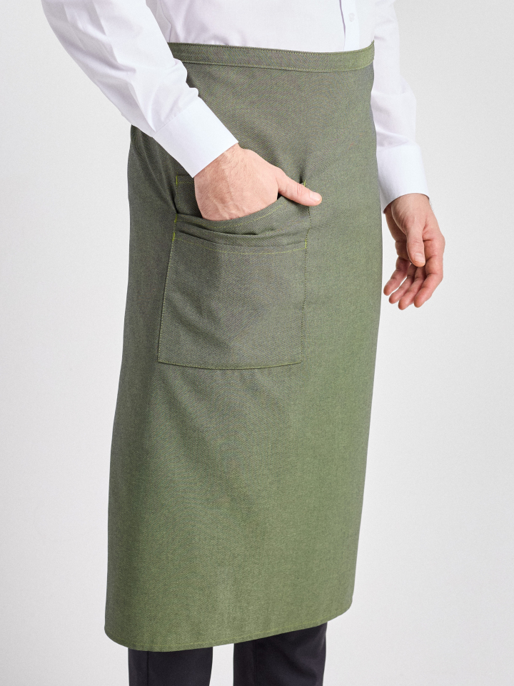 Macerata Structure Bistroschürze 80x100 cm - grün