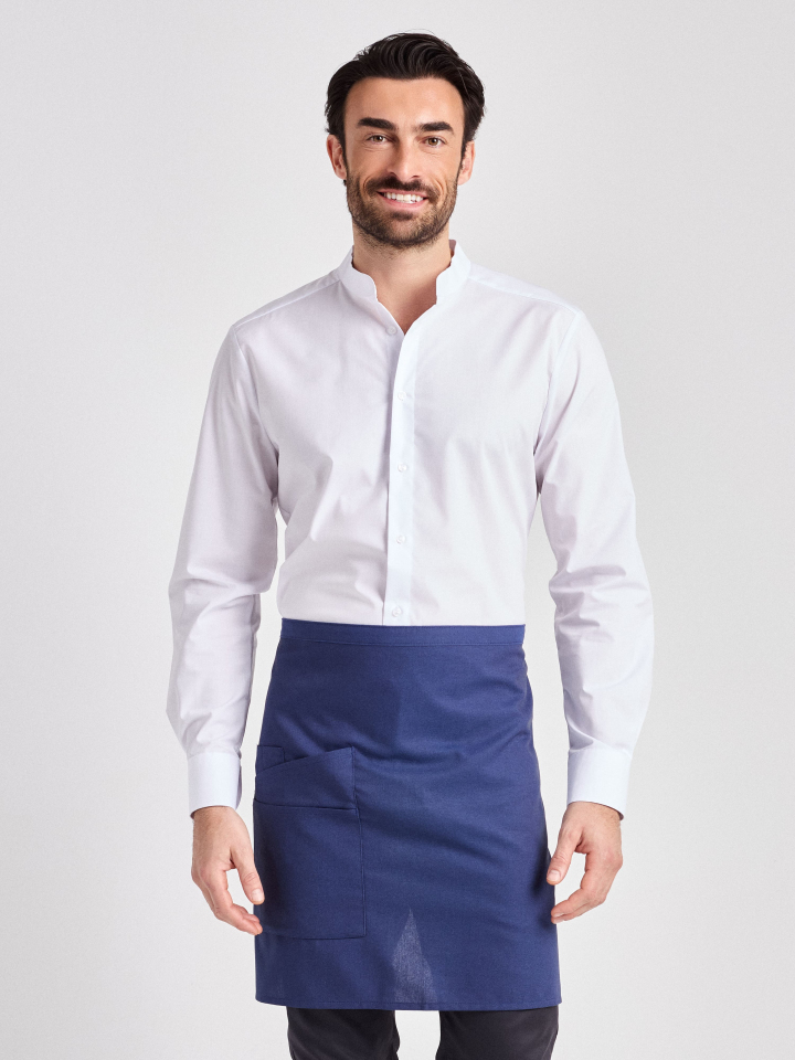 Vernazza Structure Bistroschürze 50x78 cm - blau