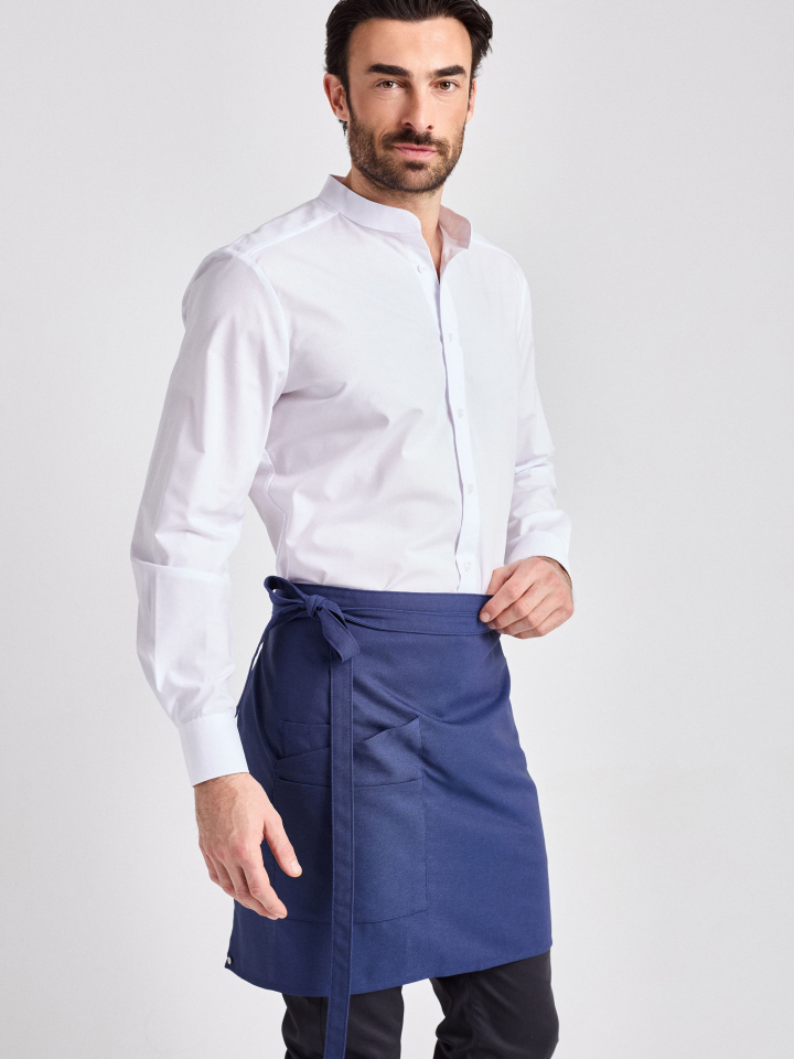 Vernazza Structure Bistroschürze 50x78 cm - blau