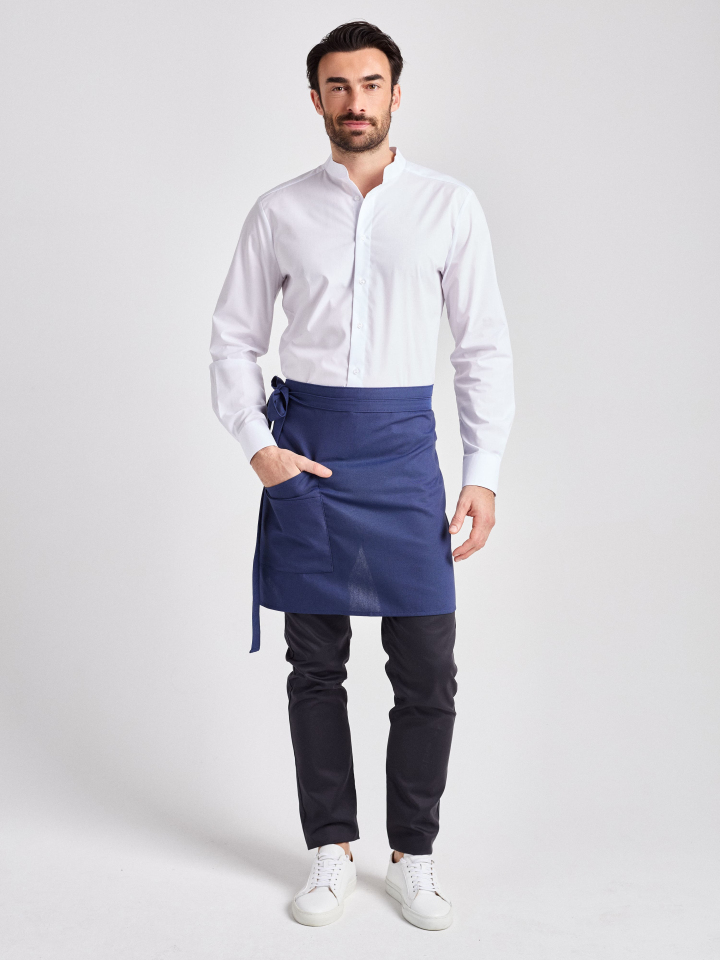 Vernazza Structure Bistroschürze 50x78 cm - blau