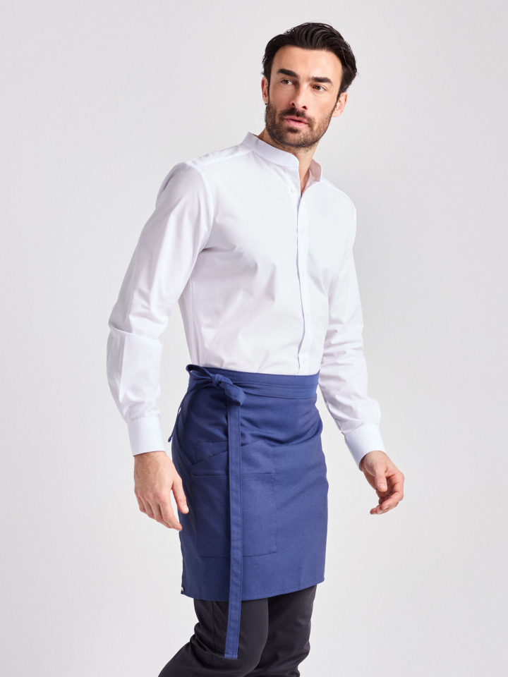 Vernazza Structure Bistroschürze 50x78 cm - blau