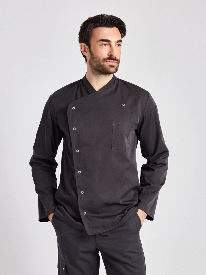 Kochjacke Turin Man Classic - schwarz