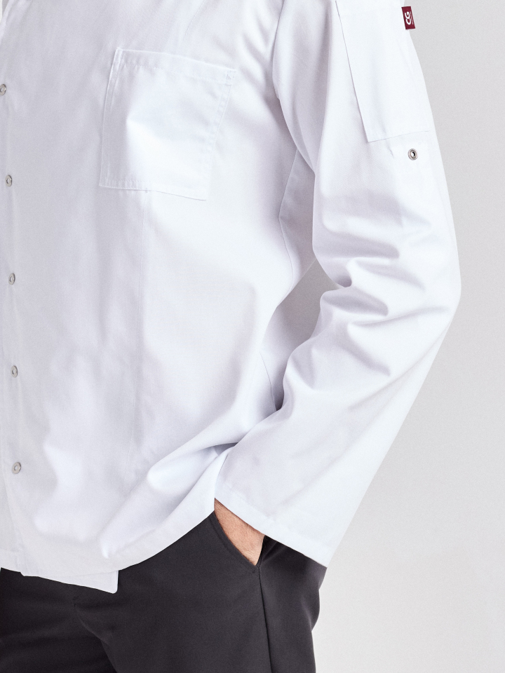 Kochjacke Turin Man Classic - weiß