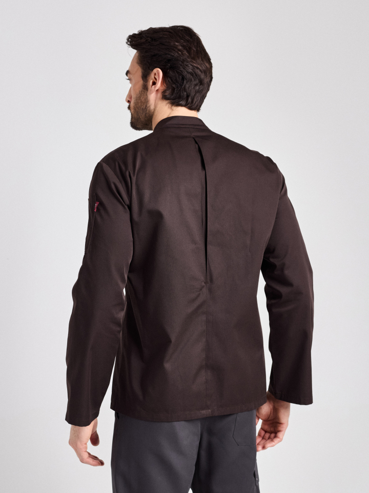 Kochjacke Turin Man Classic - chocolate