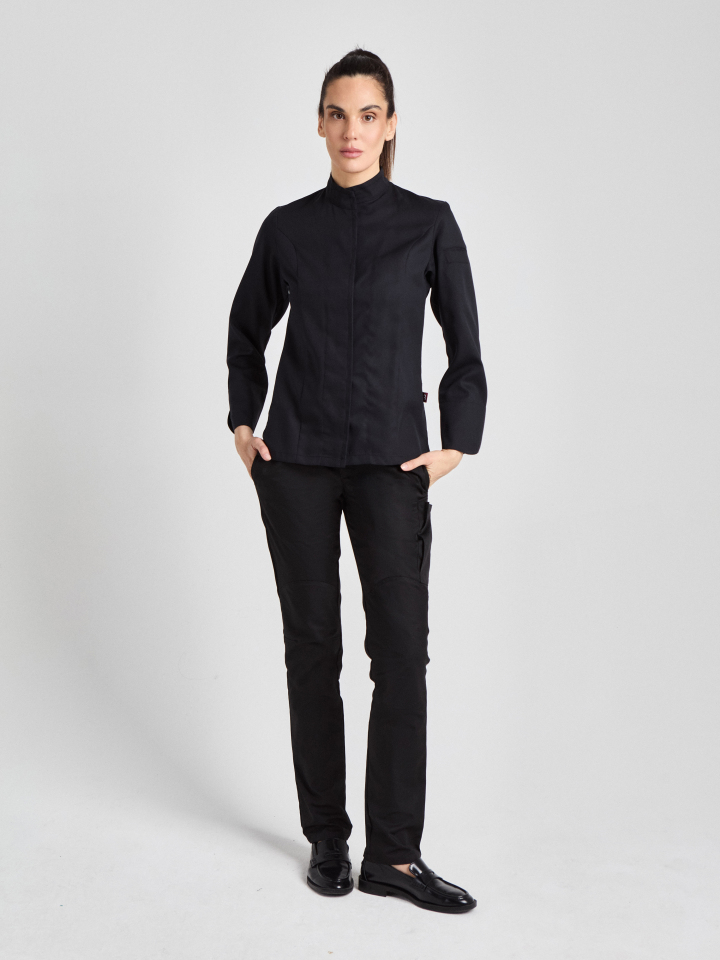 Kochjacke Turin Lady Classic - raven