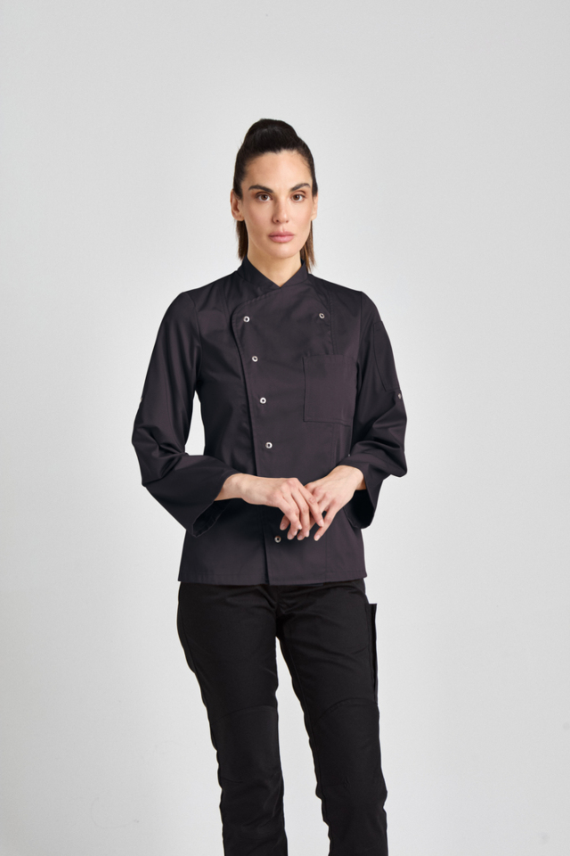 Turin Lady Classic - Kochjacke - schwarz 
