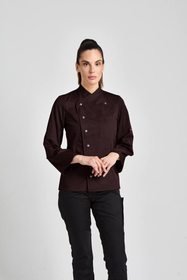 Turin Lady Classic - Kochjacke - chocolate 