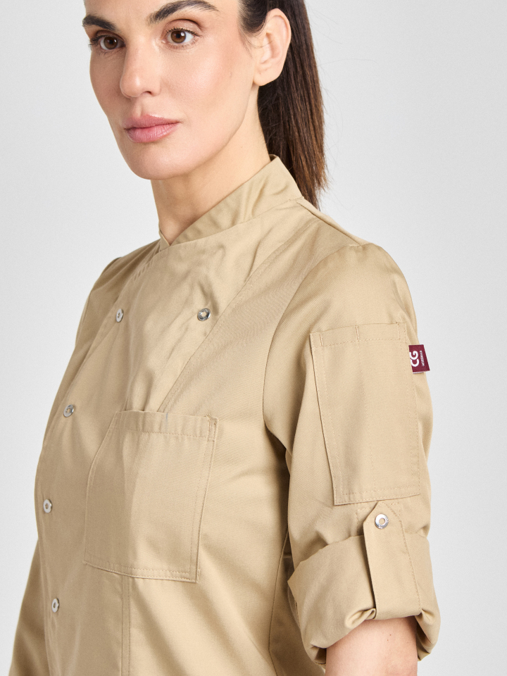 Kochjacke Turin Lady Classic - khaki