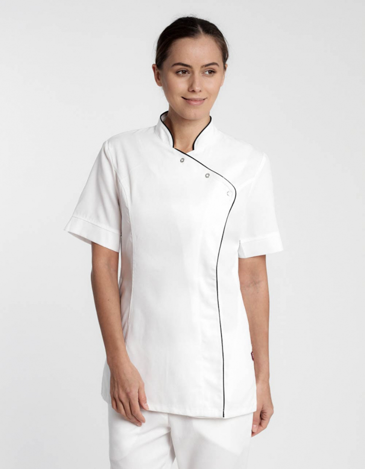 Jacke Foggia Lady Care - weiß-schwarz