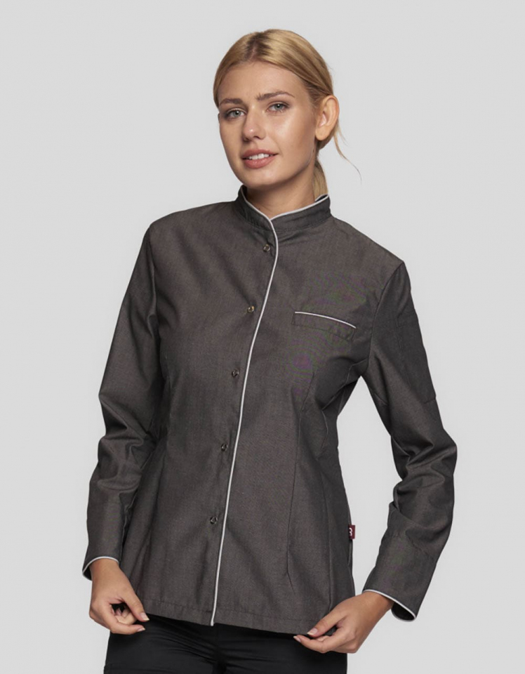 Jacke Pistoia Lady Melange - dunkelgrau-melange