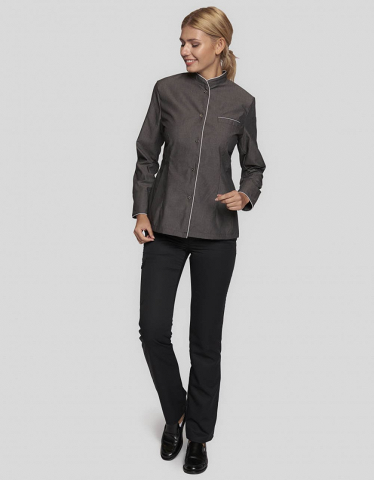 Jacke Pistoia Lady Melange - dunkelgrau-melange