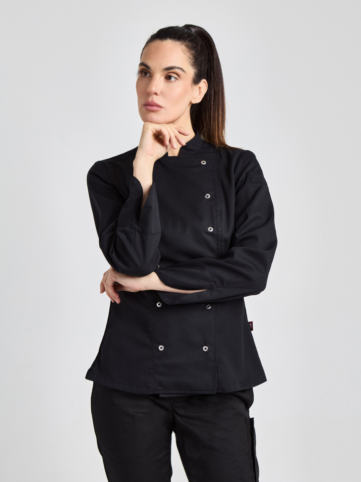 Kochjacke Arco Lady Care - schwarz