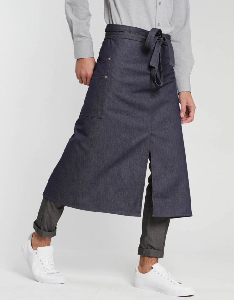 Bistroschürze Scanno Jeans 80 x 100 cm - denim