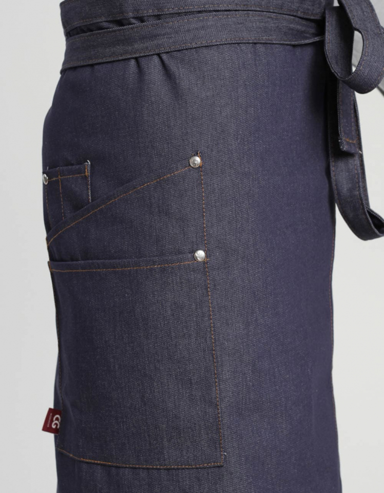 Bistroschürze Scanno Jeans 80 x 100 cm - denim