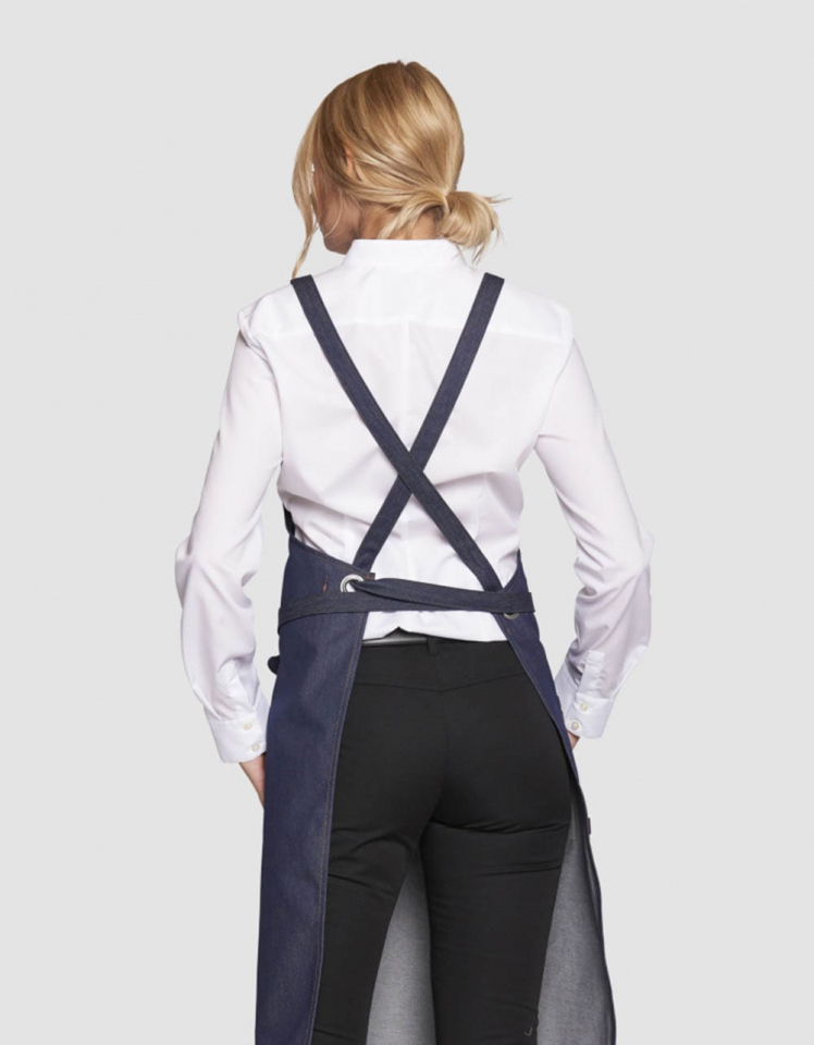 Latzschürze Jesi X Jeans 90 x 71 cm - denim