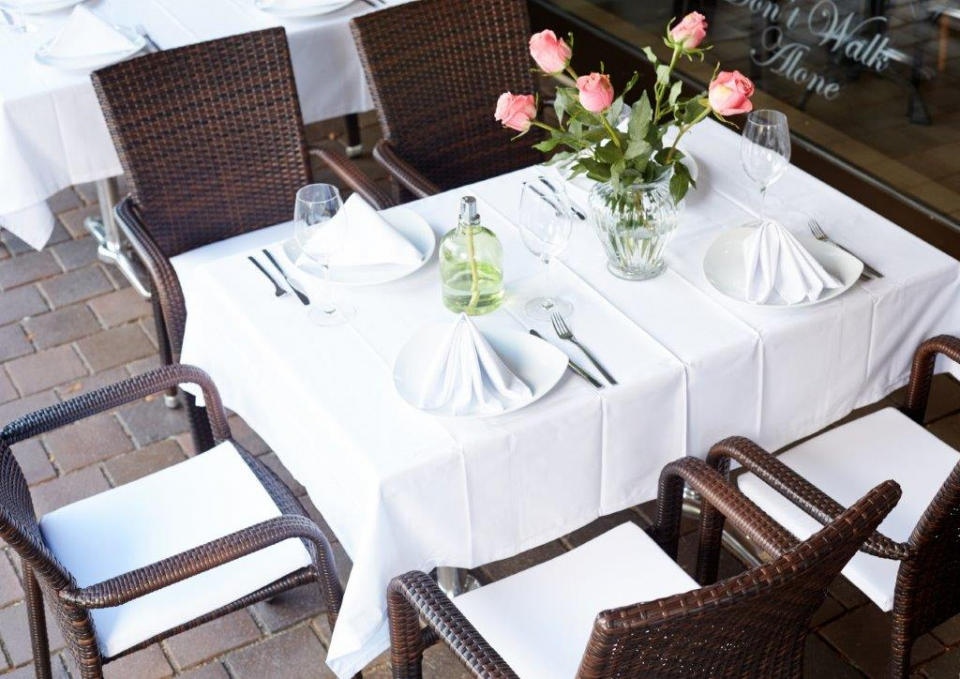 Tischdecke Arezzo Classic 130 x 130 cm - lava