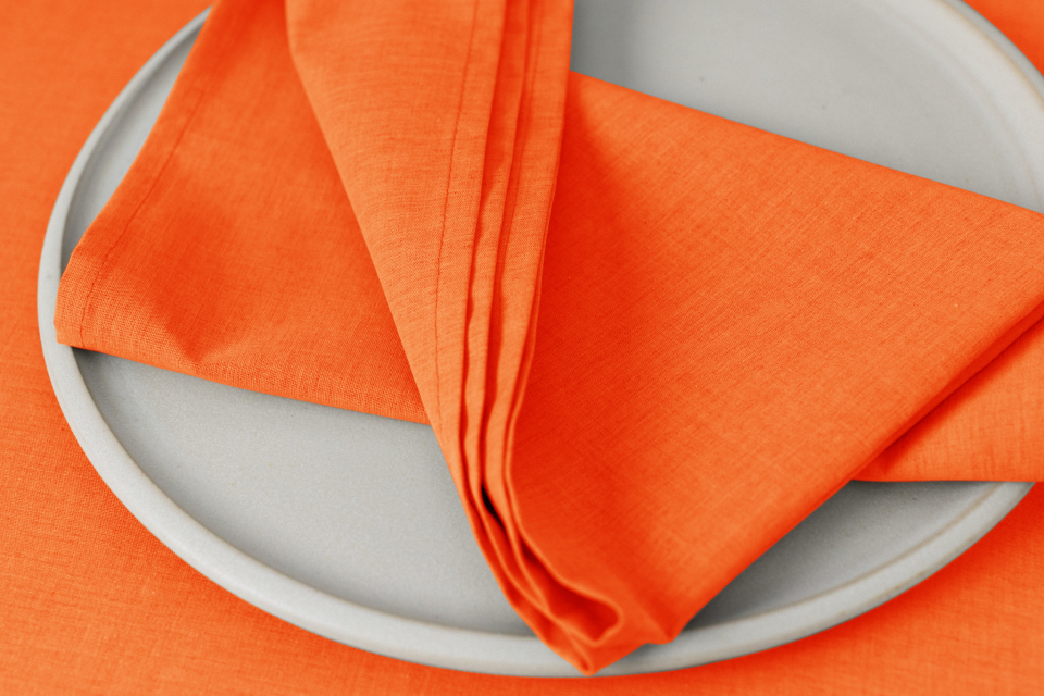Arezzo 37 x 37 cm Servietten pumkin