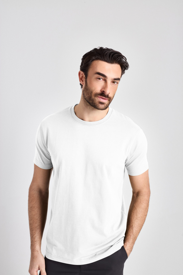 Taranto Man - T-Shirt Kurzarm - weiß 