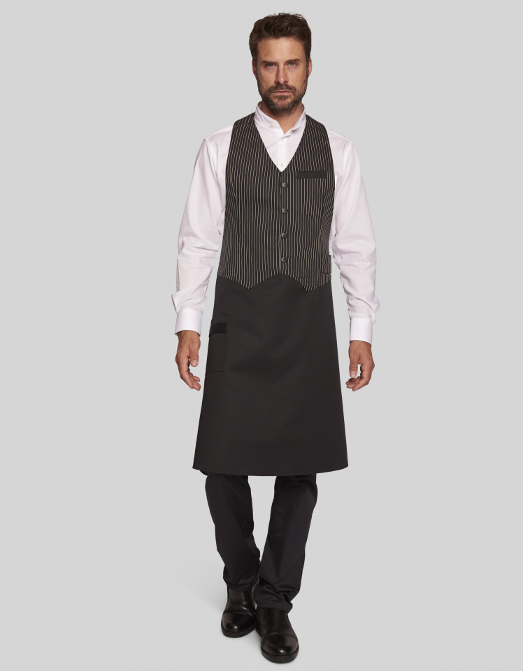 Westenschürze Corcolle Premium 88 x 94 cm - canni-schwarz