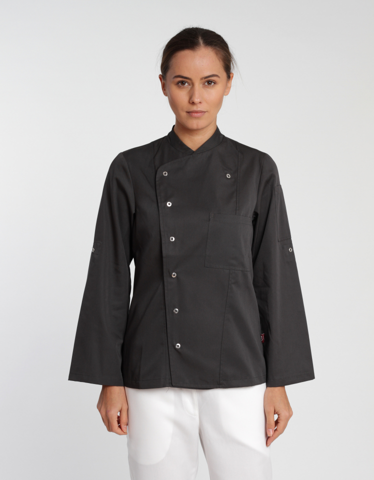 Kochjacke Turin Lady Classic - raven