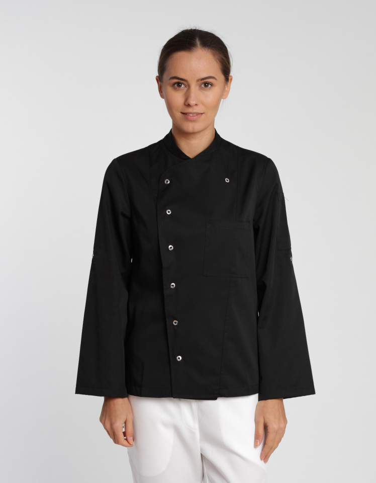 Kochjacke Turin Lady Classic - schwarz