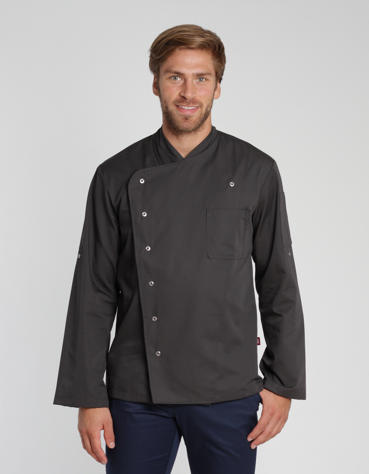 Kochjacke Turin Man Classic - raven