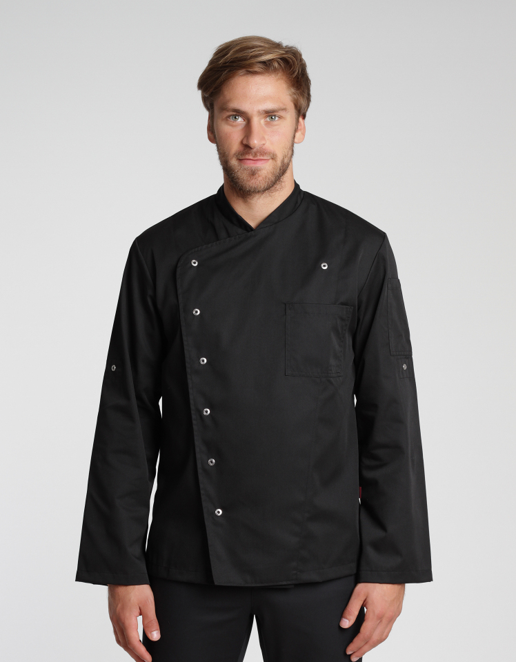 Kochjacke Turin Man Classic - schwarz