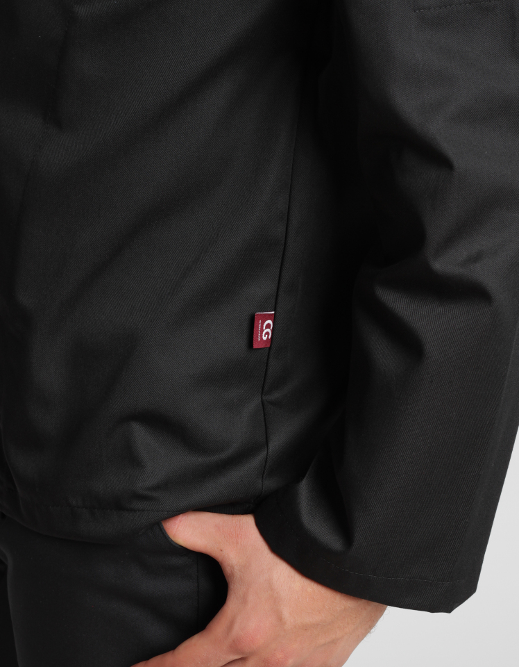 Kochjacke Turin Man Classic - schwarz