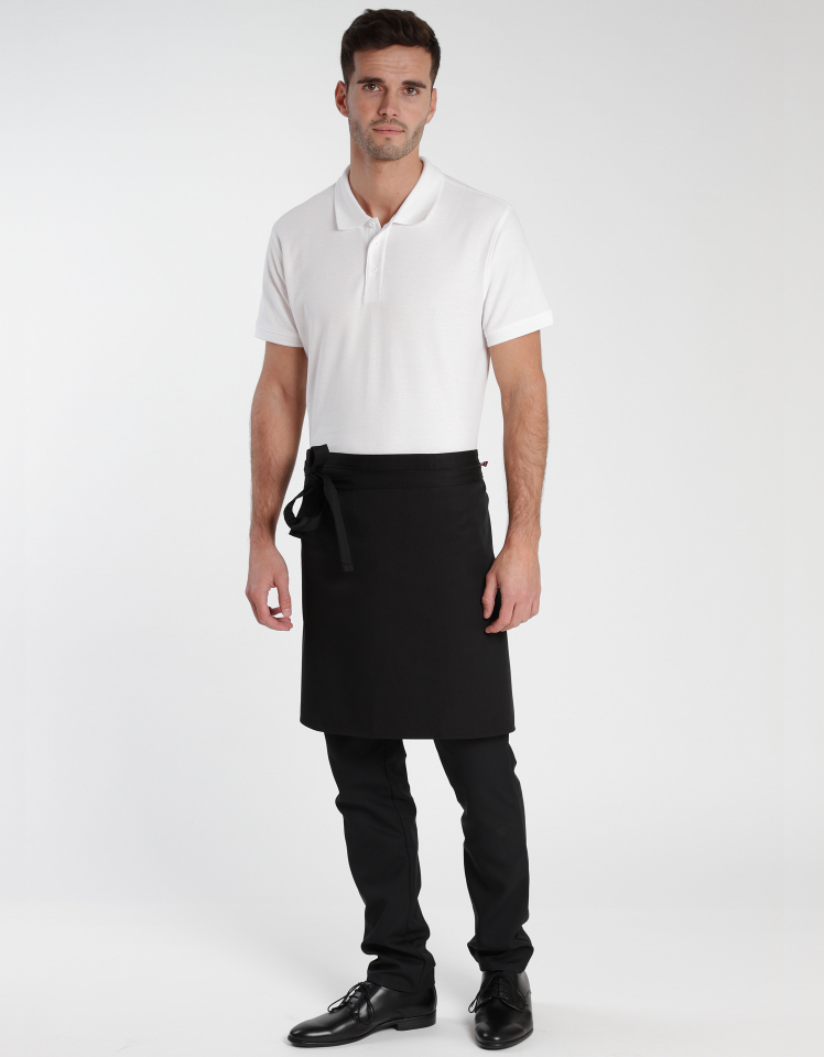 Bistroschürze Roma Classic 50 x 78 cm - schwarz