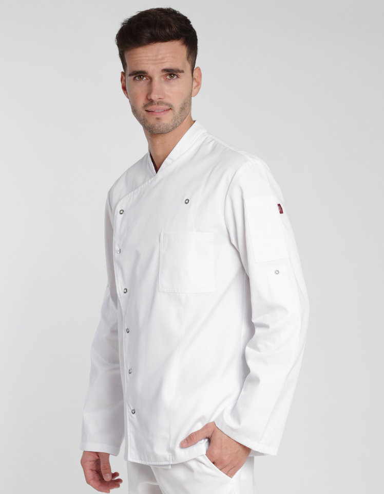 Kochjacke Turin Man Classic - weiß