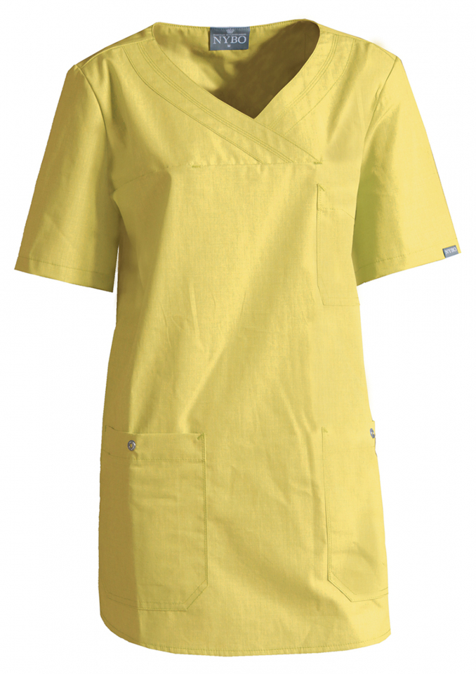 NATURE Damen-Schlupfhemd - gelb