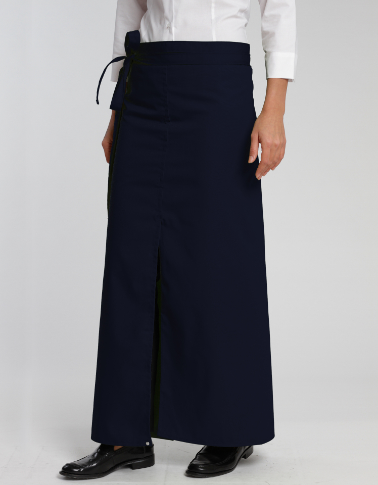 Schlitzschürze Milano Classic 100 x 100 cm - dunkelblau