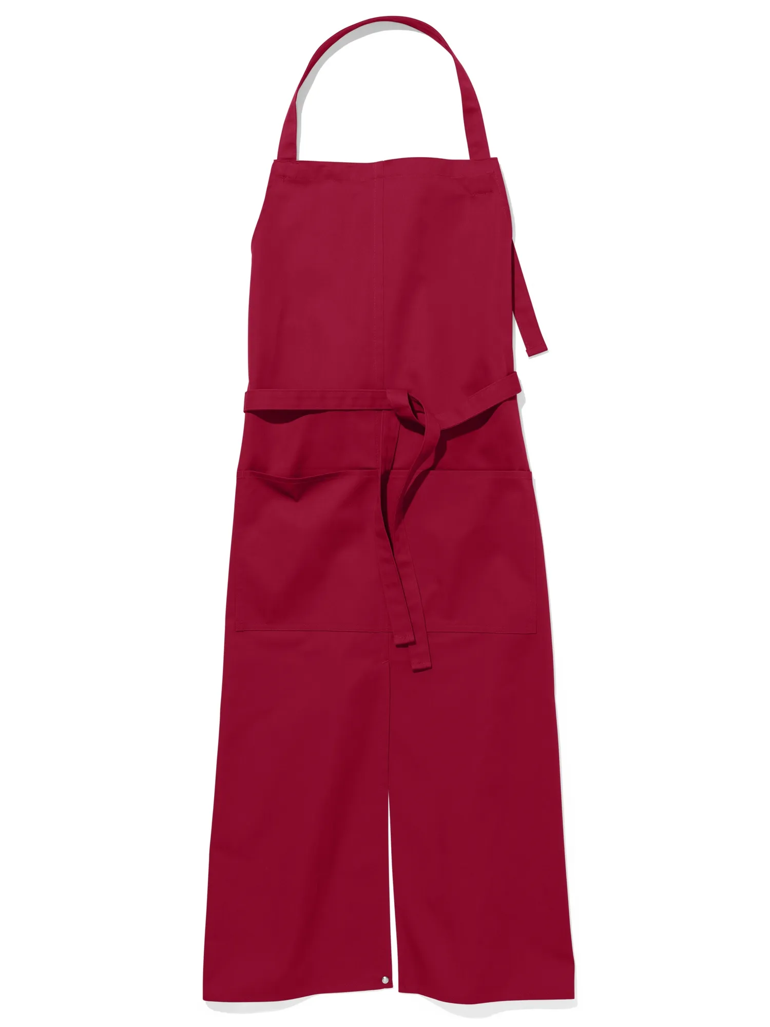 Verona Classic Schlitz Bag - Latzschürze 110 x 75 - cherry