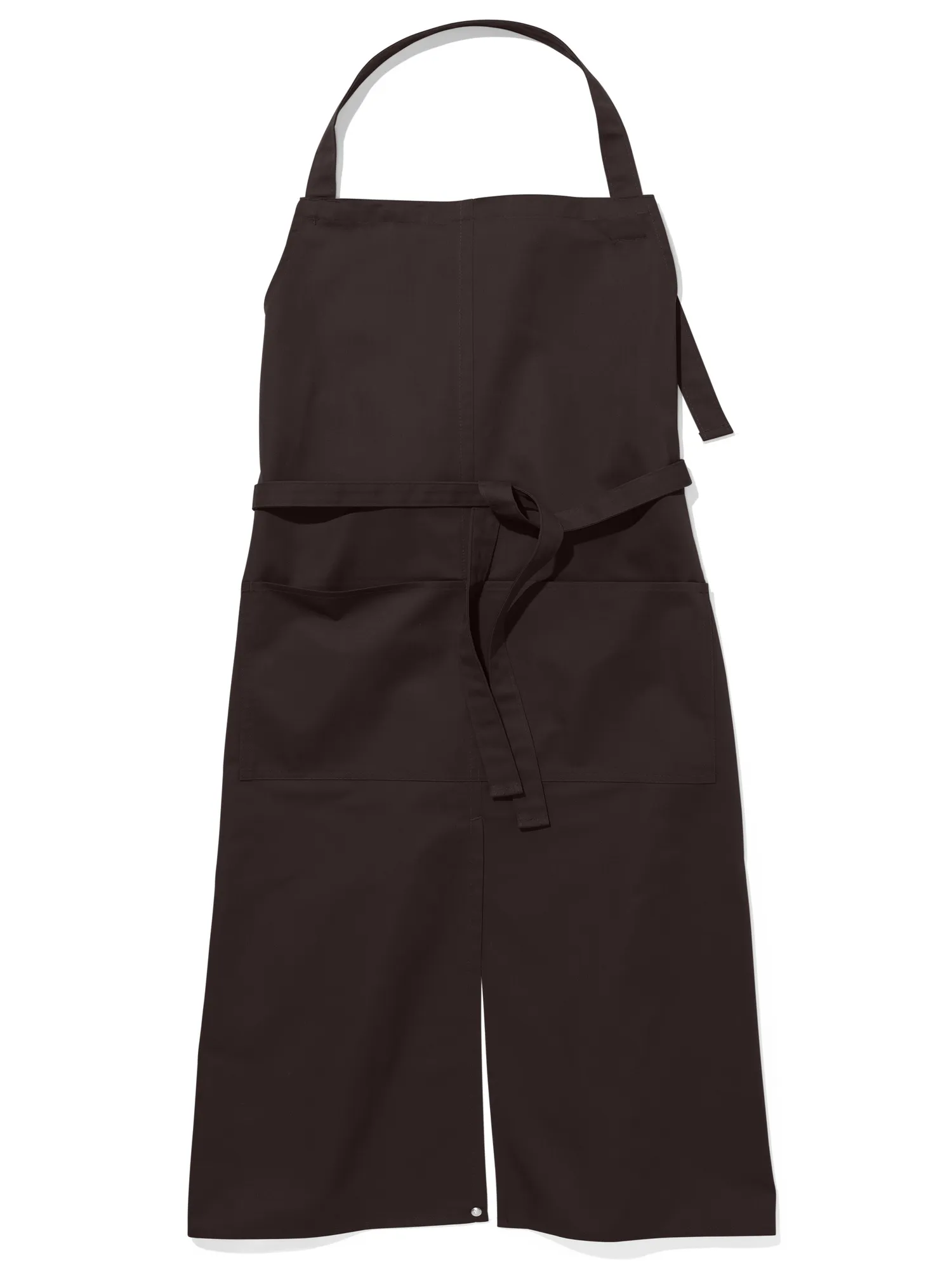Verona Classic Schlitz Bag - Latzschürze 110 x 75 - chocolate