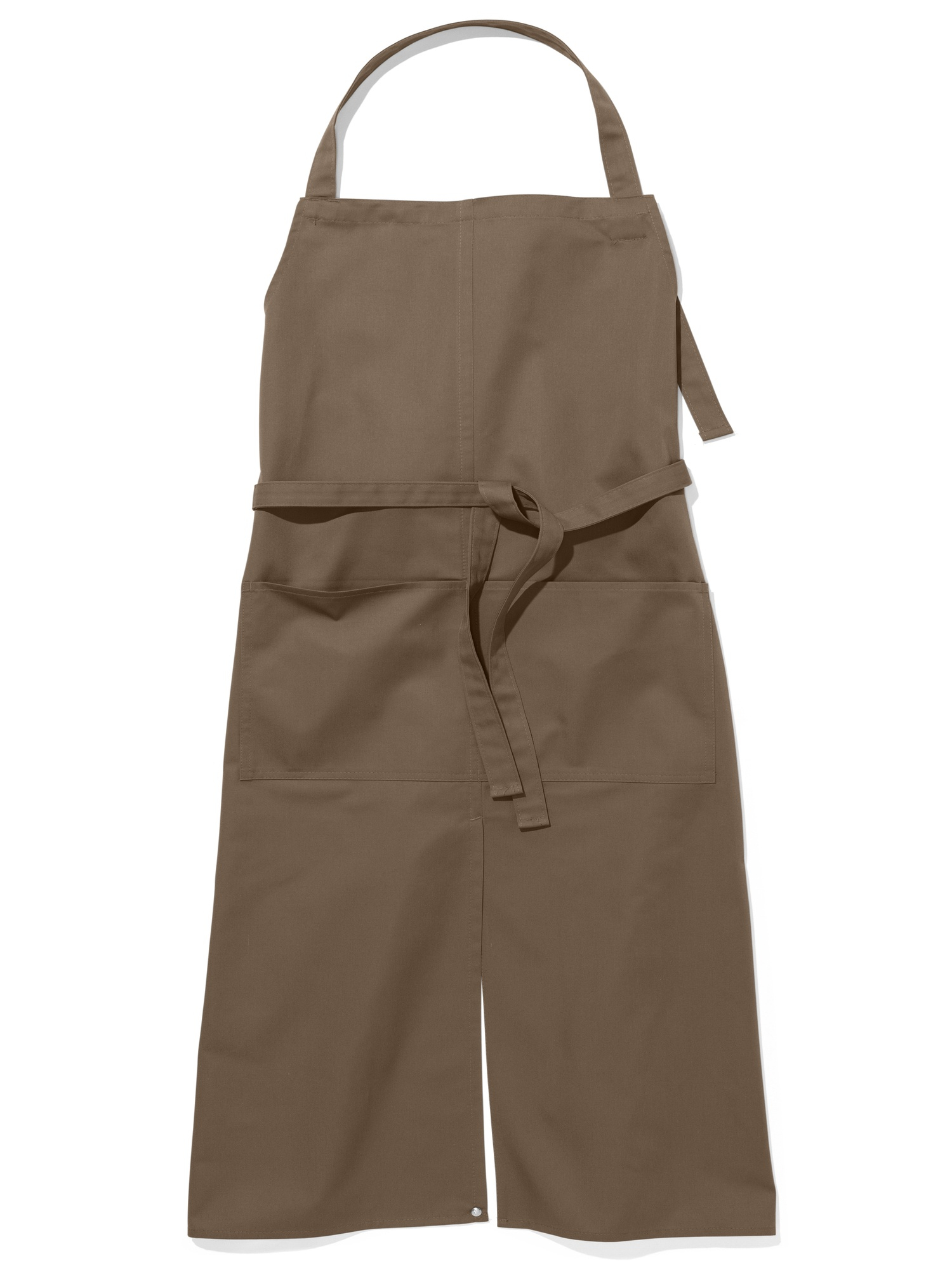 Verona Classic Schlitz Bag - Latzschürze 110 x 75 - taupe